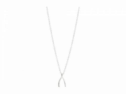 送料無料 ドギャード Dogeared レディース 女性用 ジュエリー 宝飾品 ネックレス Modern Make A Wish with Teeny Wishbone Necklace - Sterling Silver