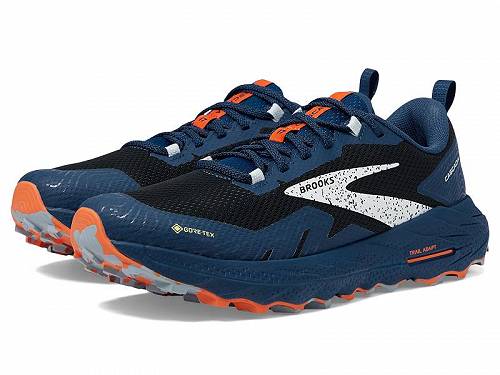 送料無料 ブルックス Brooks メンズ 男性用 シューズ 靴 スニーカー 運動靴 Cascadia 17 GTX(R) - Black/Blue/Firecracker