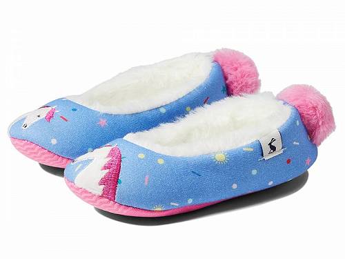 送料無料 Joules Kids 女の子用 キッズシューズ 子供靴 スリッパ Dreama (Toddler/Little Kid) - Blue Horses