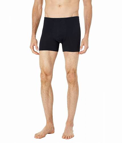 送料無料 ハンロ Hanro メンズ 男性用 ファッション 下着 Cotton Superior Longleg Boxer Brief - Black