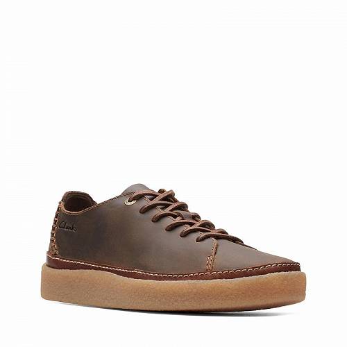 送料無料 クラークス Clarks メンズ 男性用 シューズ 靴 スニーカー 運動靴 Oakpark Low - Beeswax Leather