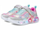  XPb`[Y SKECHERS KIDS ̎qp LbYV[Y qC Xj[J[ ^C Infinite Heart Lights 303753L (Little Kid/Big Kid) - Silver/Multi