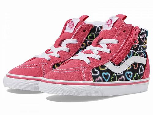 楽天グッズ×グッズ送料無料 バンズ Vans Kids キッズ 子供用 キッズシューズ 子供靴 スニーカー 運動靴 T Sk8-Hi（R） Reissue Side Zip （Toddler） - Neon Hearts Pink/Multi