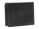  {XJ Bosca Y jp t@bVG  z K J[hP[X Old Leather Collection - Money Clip w/ Pocket - Black Leather