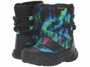 送料無料 キーン Keen Kids キッズ 子供用 キッズシューズ 子供靴 ブーツ スノーブーツ Puffrider Waterproof (Little Kid/Big Kid) - Northern Lights/Black