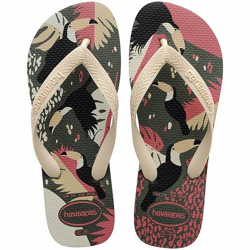 送料無料 ハワイアナス Havaianas レディース 女性用 シューズ 靴 サンダル Top Tropical Vibes Sandals - Olive Green