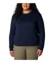 コロンビア 送料無料 コロンビア Columbia レディース 女性用 ファッション パーカー スウェット Plus Size Columbia Lodge(TM) Quilted Crew - Dark Nocturnal