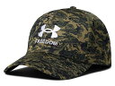 送料無料 アンダーアーマー Under Armour メンズ 男性用 ファッション雑貨 小物 帽子 野球帽 キャップ Freedom Blitzing Hat - Baroque Green/White/White