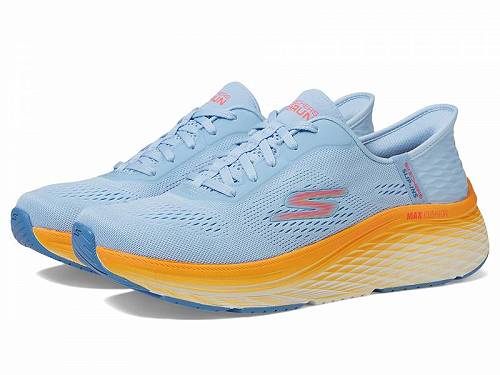 送料無料 スケッチャーズ SKECHERS レディース 女性用 シューズ 靴 スニーカー 運動靴 Max Cushioning Elite 2.0 Solace Hands Free Slip-Ins - Blue/Orange