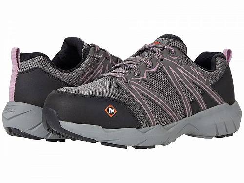 送料無料 Merrell Work レディース 女性用 シューズ 靴 スニーカー 運動靴 Fullbench Superlite AT - Charcoal