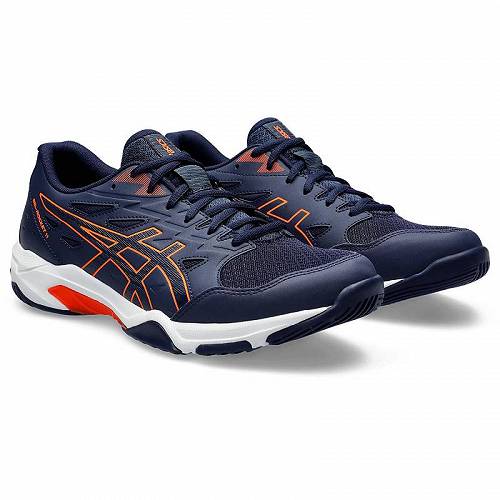 送料無料 アシックス ASICS メンズ 男性用 シューズ 靴 スニーカー 運動靴 GEL-Rocket Volleyball Shoe - Peacoat/Shocking Orange