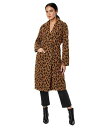  Avec Les Filles fB[X p t@bV AE^[ WPbg R[g E[Es[R[g Printed Double Face Relaxed Coat - Natural Leopard