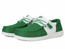 送料無料 ヘイデュード Hey Dude メンズ 男性用 シューズ 靴 ローファー Wally Tri Varsity Mesh - Green/White