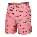  TbNXA_[EGA[ SAXX UNDERWEAR Y jp X|[cEAEghApi  Oh Buoy 2-in-1 5&quot; Volley - Trophy Catch/Flamingo