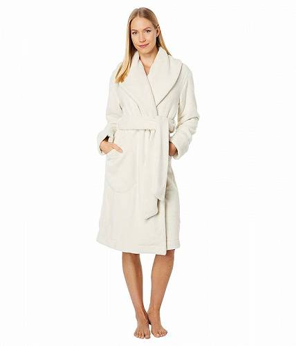 送料無料 Skin レディース 女性用 ファッション パジャマ 寝巻き バスローブ Vivienne Recycled Fleece Robe w/ Pocket - Bone