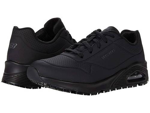 送料無料 スケッチャーズ SKECHERS Work レディース 女性用 シューズ 靴 スニーカー 運動靴 Uno SR - Black