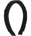 送料無料 Madewell レディース 女性用 ファッション雑貨 小物 ヘアバンド 髪止め Skinny Puffy Braided Headband - True Black