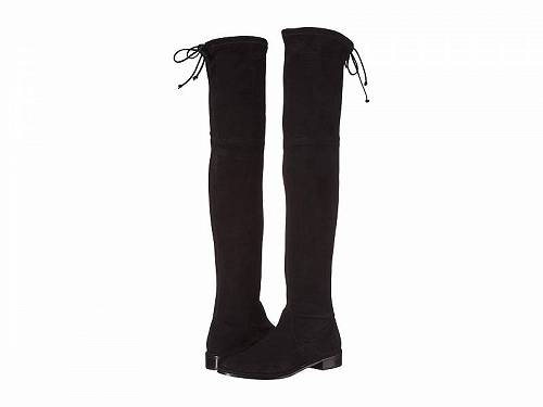 送料無料 スチュアートワイツマン Stuart Weitzman レディース 女性用 シューズ 靴 ブーツ ロングブーツ Lowland Over the Knee Boot - Black Suede Stretch