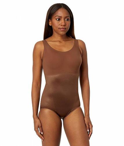 送料無料 スパンクス Spanx レディース 女性用 ファッション トップス シャツ Thinstincts(R) 2.0 Tank Panty Bodysuit - Chestnut Brown