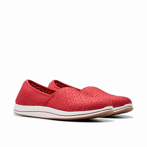 送料無料 クラークス Clarks レディース 女性用 シューズ 靴 スニーカー 運動靴 Breeze Emily - Cherry Textile