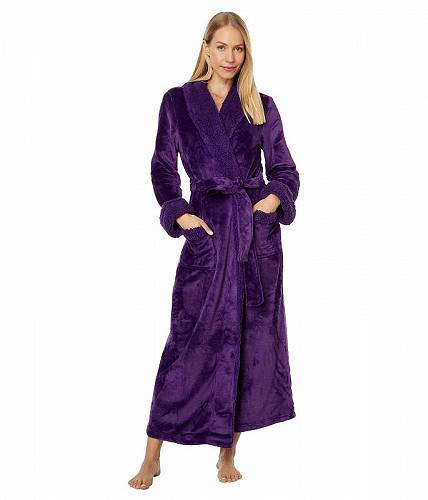 こちらの商品は ネイトリ Natori レディース 女性用 ファッション パジャマ 寝巻き バスローブ Plush Sherpa Robe 52&quot; - Amethyst です。 注文後のサイズ変更・キャンセルは出来ませんので、十分なご検討の上でのご注文をお願いいたします。 ※靴など、オリジナルの箱が無い場合がございます。ご確認が必要な場合にはご購入前にお問い合せください。 ※画面の表示と実物では多少色具合が異なって見える場合もございます。 ※アメリカ商品の為、稀にスクラッチなどがある場合がございます。使用に問題のない程度のものは不良品とは扱いませんのでご了承下さい。 ━ カタログ（英語）より抜粋 ━ Feminine style and a cozy feel combine to create this lush robe. Soft fine knit polyester with contrast sherpa trim at the inside shawl collar. Long sleeves with contrast cuffs. Patched hand pockets. Tie belt with side loops. Secure internal tie. Hang loop on the inside collar. Straight hemline hits below the knee. 100% polyester. Machine wash cold and tumble dry low. Product measurements were taken using size XS (Women's 2-4). サイズにより異なりますので、あくまで参考値として参照ください. 実寸（参考値）： Length: 約 132.08 cm