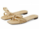 送料無料 ロフラーランドール Loeffler Randall レディース 女性用 シューズ 靴 サンダル Hadley Leather Bow Flat Sandal - Natural