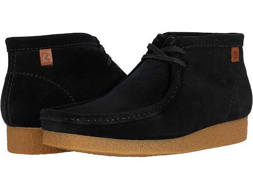 こちらの商品は クラークス Clarks メンズ 男性用 シューズ 靴 ブーツ チャッカブーツ Shacre Boot - Black Suede です。 注文後のサイズ変更・キャンセルは出来ませんので、十分なご検討の上でのご注文をお願いいたします。 ※靴など、オリジナルの箱が無い場合がございます。ご確認が必要な場合にはご購入前にお問い合せください。 ※画面の表示と実物では多少色具合が異なって見える場合もございます。 ※アメリカ商品の為、稀にスクラッチなどがある場合がございます。使用に問題のない程度のものは不良品とは扱いませんのでご了承下さい。 ━ カタログ（英語）より抜粋 ━ Retro style meets comfort in the Clarks(R) Shacre Boot Features a classic wallabee construction and this is sure to be your favorite in your closet in no time. Suede or leather uppers in a wallabee moccasin style. Lace up closure in front. Raised stitching design. Cushioned insole. Crepe outsole for extra cushioning. Available in five color options. ※掲載の寸法や重さはサイズ「9, width D - Medium」を計測したものです. サイズにより異なりますので、あくまで参考値として参照ください. 実寸（参考値）： Heel Height: 約 3.17 cm Weight: 約 430 g ■サイズの幅(オプション)について Slim &lt; Narrow &lt; Medium &lt; Wide &lt; Extra Wide S &lt; N &lt; M &lt; W A &lt; B &lt; C &lt; D &lt; E &lt; EE(2E) &lt; EEE(3E) ※足幅は左に行くほど狭く、右に行くほど広くなります ※標準はMedium、M、D(またはC)となります ※メーカー毎に表記が異なる場合もございます