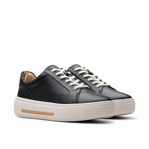 送料無料 クラークス Clarks レディース 女性用 シューズ 靴 スニーカー 運動靴 Hollyhock Walk - Black Leather