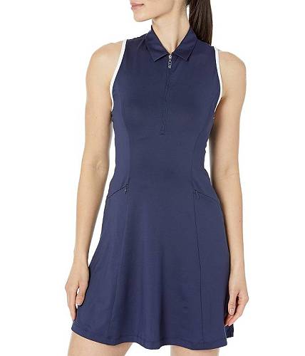 送料無料 キャラウェイ Callaway レディース 女性用 ファッション ドレス Racerback Flounce Dress - Peacoat