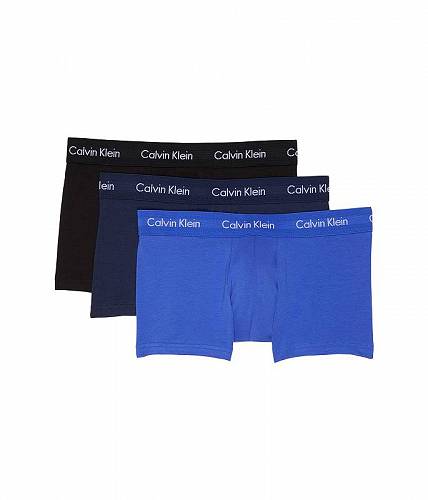 送料無料 カルバンクライン Calvin Klein Underwear メンズ 男性用 ファッション 下着 Cotton Stretch Low Rise Trunks 3-Pack - Black 1