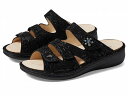 送料無料 フィンコンフォート Finn Comfort レディース 女性用 シューズ 靴 サンダル Grenada - Black Delizia