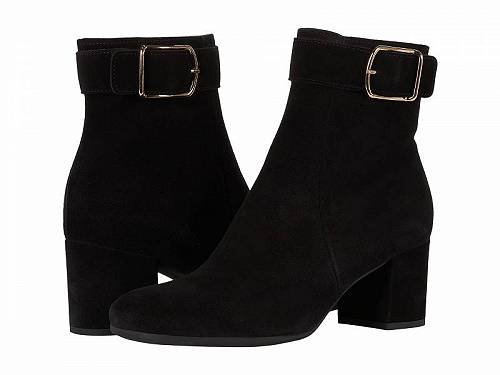 送料無料 ラカナディアン La Canadienne レディース 女性用 シューズ 靴 ブーツ アンクル ショートブーツ Jesse - Black Suede