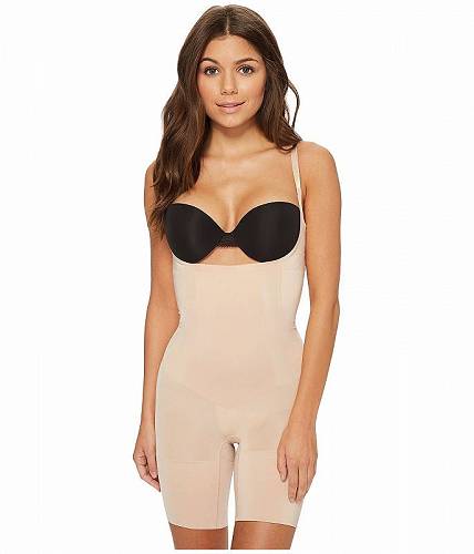 送料無料 スパンクス Spanx レディース 女性用 ファッション 下着 ショーツ SPANX Shapewear for OnCore Open-Bust Mid-Thigh Bodysuit - Soft Nude