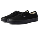 送料無料 バンズ Vans シューズ 靴 スニーカー 運動靴 Authentic Wide - Black/Black