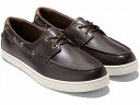 送料無料 コールハーン Cole Haan メンズ 男性用 シューズ 靴 ボートシューズ Nantucket Boat Shoe - Dark Chocolate/Ivory