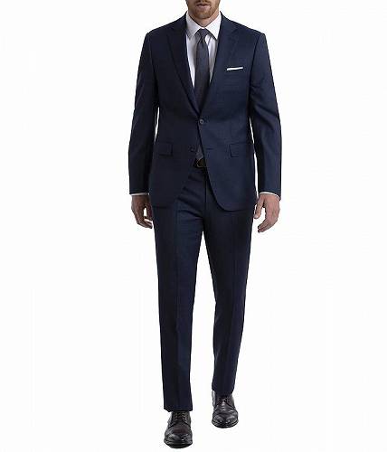 楽天グッズ×グッズ送料無料 カルバンクライン Calvin Klein メンズ 男性用 ファッション パンツ ズボン Slim Fit Dress Pant - Blue Birdseye