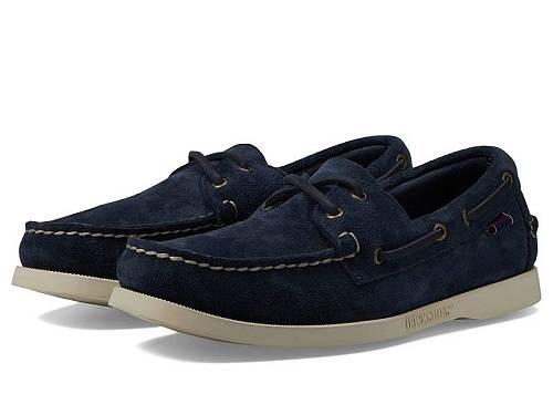 送料無料 セバゴ Sebago メンズ 男性用 シューズ 靴 ボートシューズ Portland Rough Out - Blue Navy