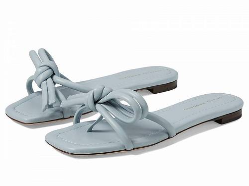 送料無料 ロフラーランドール Loeffler Randall レディース 女性用 シューズ 靴 サンダル Hadley Leather Bow Flat Sandal - Blue