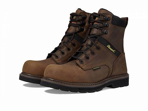 送料無料 ソログッド Thorogood メンズ 男性用 シューズ 靴 ブーツ アンクル ショートブーツ Jobsite Series 8' Waterproof Safety Toe - Crazy Horse