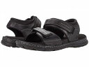 送料無料 ロックポート Rockport メンズ 男性用 シューズ 靴 サンダル Darwyn Quarter Strap - Black Leather II
