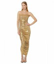 送料無料 Norma Kamali レディース 女性用 ファッション ドレス Strapless Diana Gown Xl - Gold