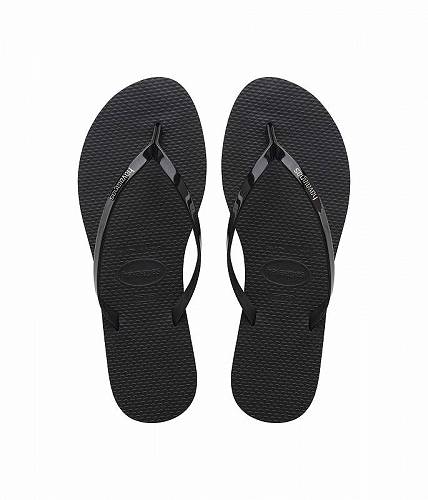 送料無料 ハワイアナス Havaianas レディース 女性用 シューズ 靴 サンダル You Metallic Flip Flop Sandal - Black