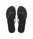 こちらの商品は ハワイアナス Havaianas レディース 女性用 シューズ 靴 サンダル You Metallic Flip Flop Sandal - Black です。 注文後のサイズ変更・キャンセルは出来ませんので、十分なご検討の上でのご注文をお願いいたします。 ※靴など、オリジナルの箱が無い場合がございます。ご確認が必要な場合にはご購入前にお問い合せください。 ※画面の表示と実物では多少色具合が異なって見える場合もございます。 ※アメリカ商品の為、稀にスクラッチなどがある場合がございます。使用に問題のない程度のものは不良品とは扱いませんのでご了承下さい。 ━ カタログ（英語）より抜粋 ━ The Havaianas(R) You Metallic Flip Flop Sandal will be your go-to sandal for warm weather fun with a thong-style construction, embossed logo at the straps, and easy slip-on styling. Synthetic upper features a glossy finish. Open-toe silhouette with center thong post. Breathable synthetic lining. Cushioned footbed provides long-lasting comfort. Textured synthetic outsole. Made in Brazil. Product measurements were taken using size 39/40 Brazil (US Men's 7/8, Women's 9/10), width M. サイズにより異なりますので、あくまで参考値として参照ください. 靴の重さは片側のみのものとなります. 実寸（参考値）： Weight: 約 170 g ■サイズの幅(オプション)について Slim &lt; Narrow &lt; Medium &lt; Wide &lt; Extra Wide S &lt; N &lt; M &lt; W A &lt; B &lt; C &lt; D &lt; E &lt; EE(2E) &lt; EEE(3E) ※足幅は左に行くほど狭く、右に行くほど広くなります ※標準はMedium、M、D(またはC)となります ※メーカー毎に表記が異なる場合もございます