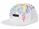 送料無料 ヴォルコム Volcom メンズ 男性用 ファッション雑貨 小物 帽子 野球帽 キャップ Featured Artist Sam Ryser Adjustable Hat - White