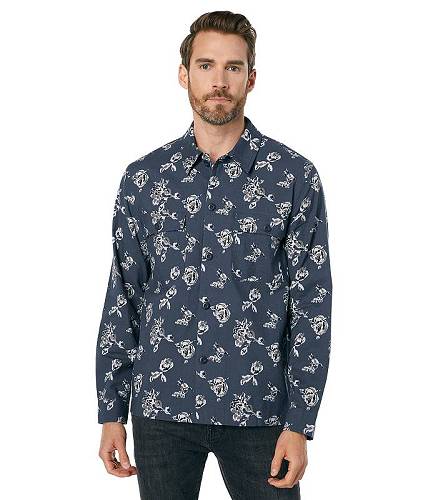 楽天グッズ×グッズ送料無料 ヴィンス Vince メンズ 男性用 ファッション ボタンシャツ Ikat Floral Print Shirt Jacket - Hematite