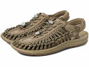 送料無料 キーン Keen メンズ 男性用 シューズ 靴 サンダル Uneek - Timberwolf/Plaza Taupe