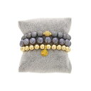  fB[o[N[ Dee Berkley fB[X p WG[ i uXbg Gratitude Beaded Bracelet Stack - Gray