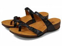 送料無料 サス SAS レディース 女性用 シューズ 靴 サンダル Shelly Adjustable Toe Loop Slide Sandal - Blac...