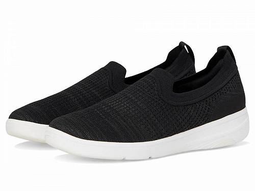 送料無料 フィットフロップ FitFlop レディース 女性用 シューズ 靴 スニーカー 運動靴 Super-Q Knit Slip-Ons - Black