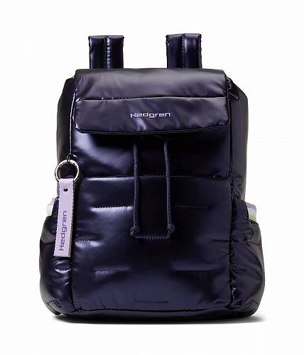  wbhO Hedgren fB[X p obO  obNpbN bN Billowy Backpack with Flap - Deep Blue